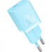 Купити МЗП Baseus GaN5 Fast Charger (mini) 30W (1USB-C) + кабель Type-C to Type-C (P10110902) (Galaxy Blue) на vchehle.ua