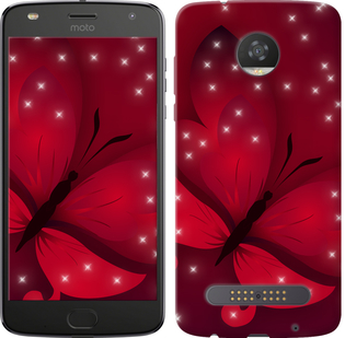 

Чехол Лунная бабочка для Motorola Moto Z2 Play 689452