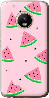 Чехол Розовый арбуз для Motorola Moto G5 PLUS