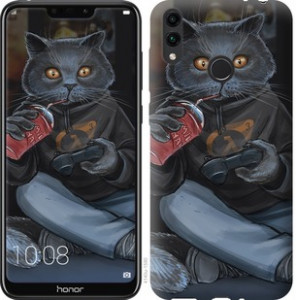 Чехол gamer cat для Huawei Y7 (2019)