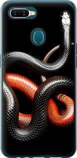 

Чехол Красно-черная змея на черном фоне для Oppo A5s 1685244