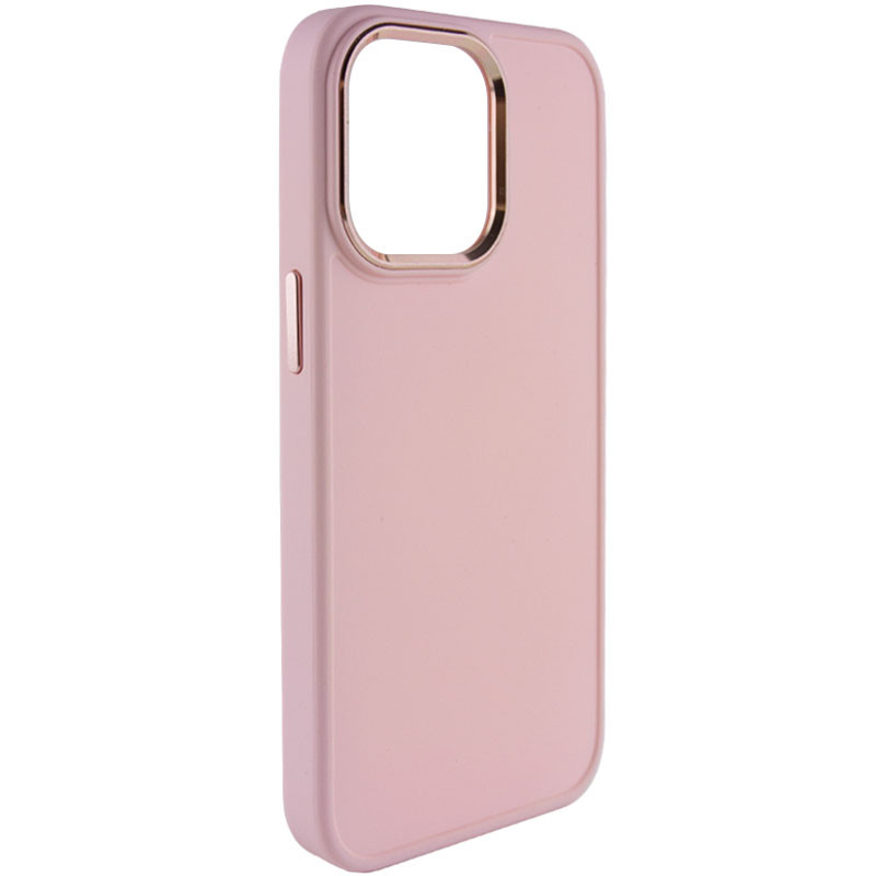 TPU чохол Bonbon Metal Style на Apple iPhone 14 Pro Max (6.7") (Рожевий / Light pink)