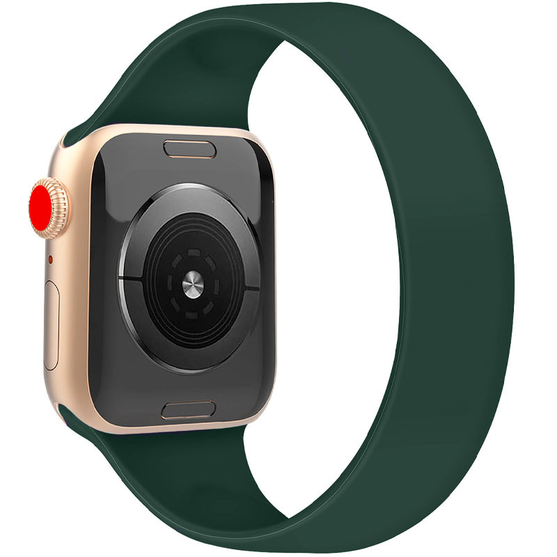 

Ремінець Solo Loop на Apple watch 42mm/44mm 170mm (8) (Зелений / Pine green) 1097087