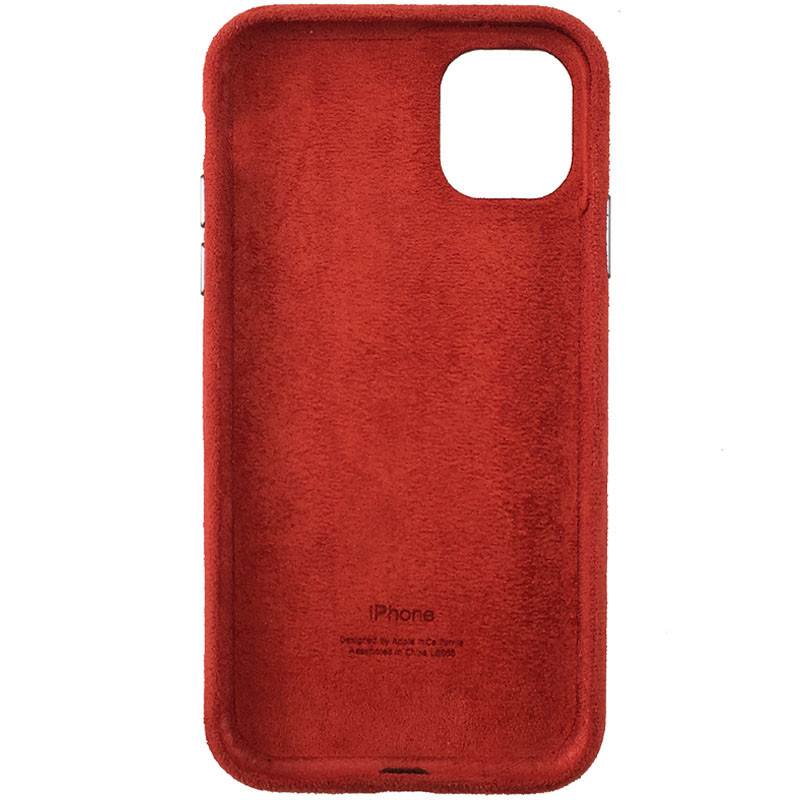 Фото Чохол ALCANTARA Case Full на iPhone 12 Pro Max (Червоний) на vchehle.ua