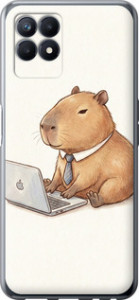 Чохол Funny Capybara CEO Working на Realme Narzo 50
