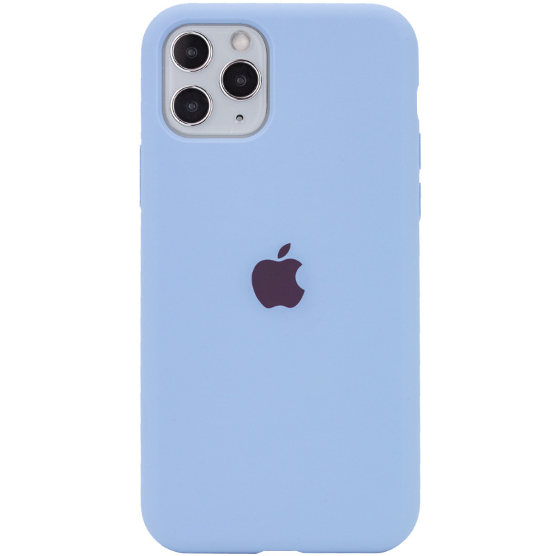 Чехол Silicone Case Full Protective (AA) для Apple iPhone 11 Pro (5.8") (Голубой / Lilac Blue)
