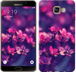 Чехол Пурпурные цветы для Samsung Galaxy A9 A9000