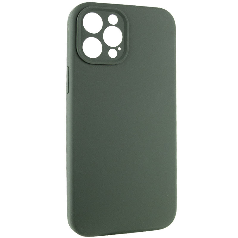 Фото Чохол Silicone Case Full Camera Protective (AA) NO LOGO на Apple iPhone 12 Pro (6.1") (Зелений / Cyprus Green) на vchehle.ua