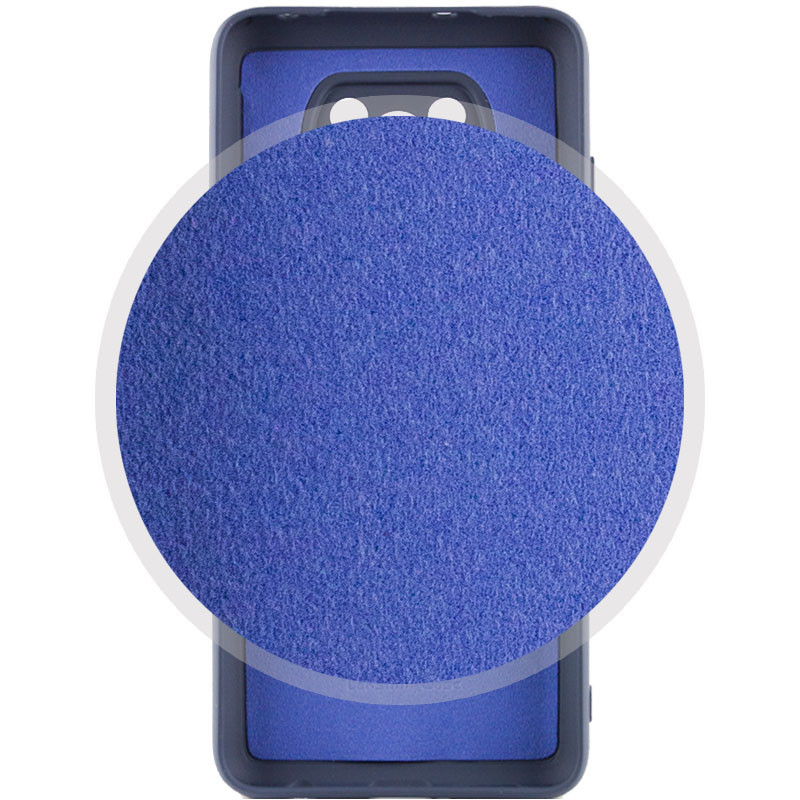 Фото Чехол Silicone Cover Lakshmi Full Camera (AAA) для Xiaomi Poco X3 NFC / Poco X3 Pro (Темно-синий / Midnight blue) на vchehle.ua