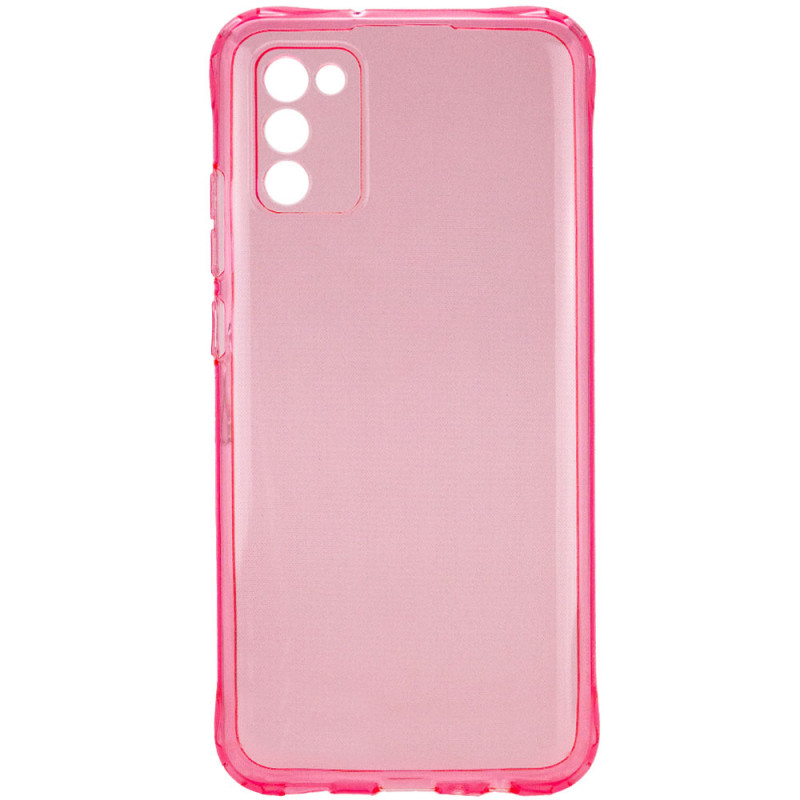 TPU чехол Ease Glossy Full Camera для Samsung Galaxy A02s (Розовый)