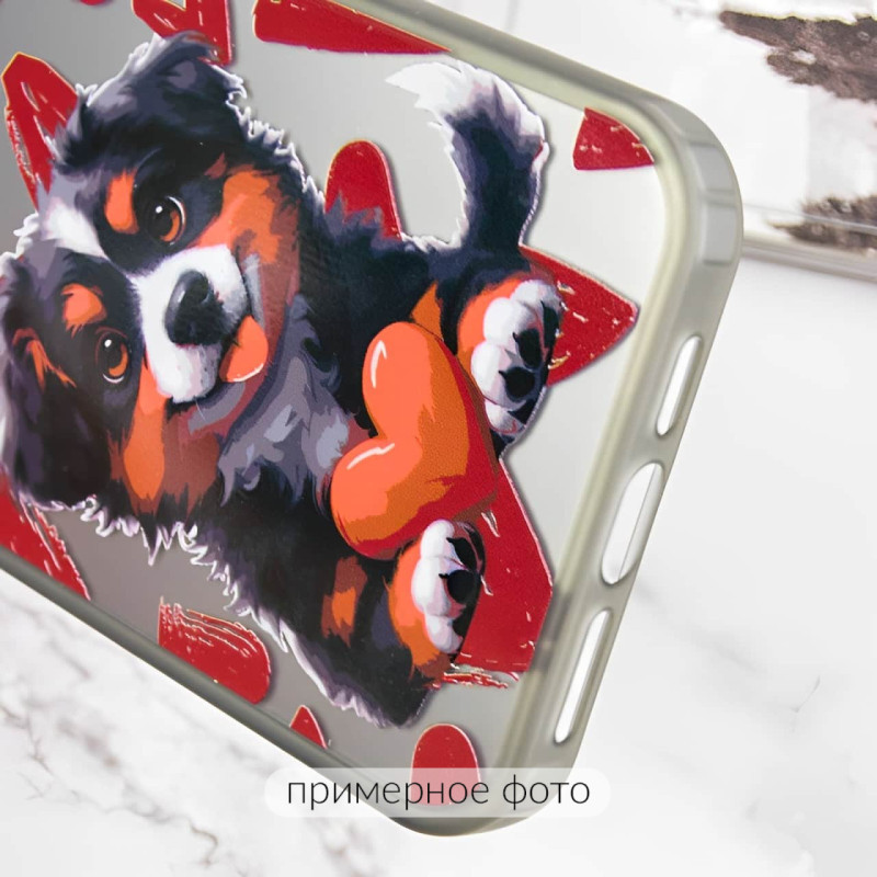 Замовити TPU+PC чохол TakiTaki Love magic glow для Samsung Galaxy A53 5G (Lovely dog / Black) на vchehle.ua
