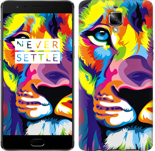 

Чохол Різнобарвний лев на OnePlus 3T 689608