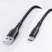 Фото Дата кабель USAMS US-SJ501 U68 USB to Type-C (1m) (Черный) на vchehle.ua