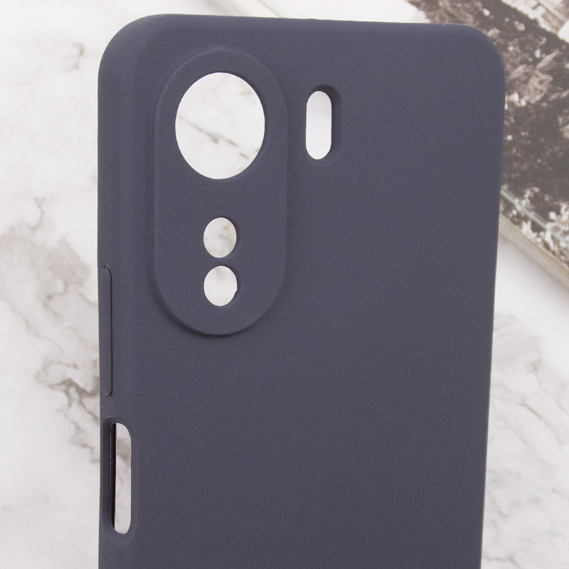 Заказать Чехол Silicone Cover Lakshmi Full Camera (AAA) для Xiaomi Redmi 13C / Poco C65 (Серый / Dark Gray) на vchehle.ua