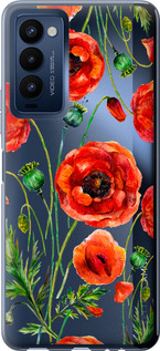 

Чохол Намальовані маки для Tecno Camon 18 1633838