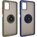 TPU+PC чехол Deen ColorEdgingRing for Magnet для Samsung Galaxy M51