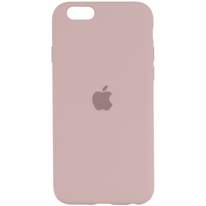 Чохол Silicone Case Full Protective (AA) на Apple iPhone SE (2020) (Рожевий / Chalk Pink)