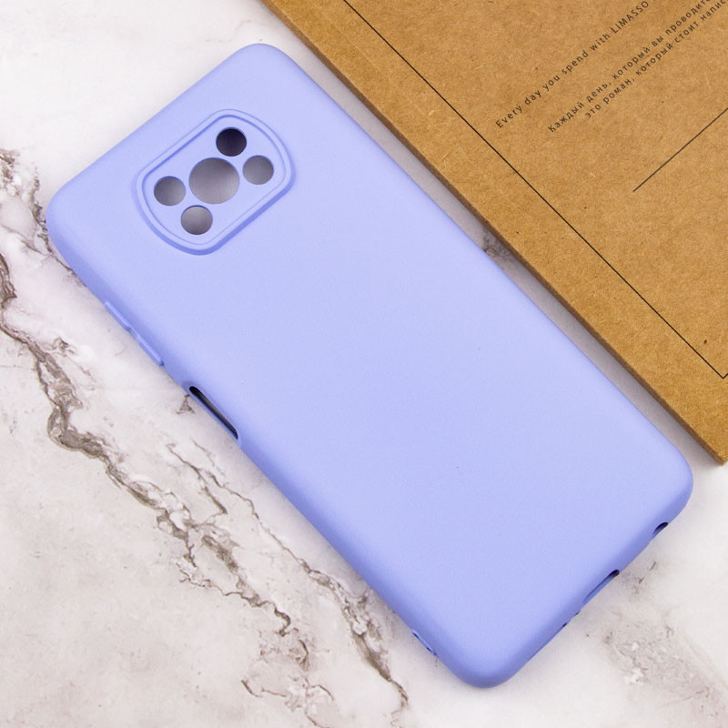 Фото Чехол Silicone Cover Lakshmi Full Camera (AAA) для Xiaomi Poco X3 NFC / Poco X3 Pro (Сиреневый / Dasheen) в магазине vchehle.ua