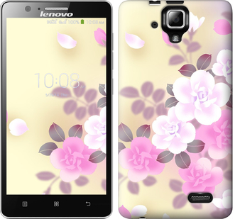 

Чехол Японские цветы для Lenovo A536 189299