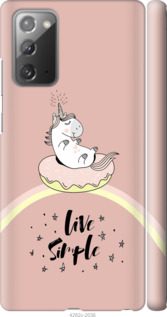 

Чехол Единорожка в пончике для Samsung Galaxy Note 20 1060257