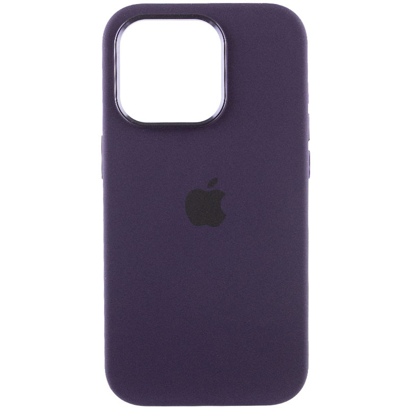 Фото Чехол Silicone Case Metal Buttons (AA) для Apple iPhone 14 Pro Max (6.7") (Фиолетовый / Elderberry) на vchehle.ua