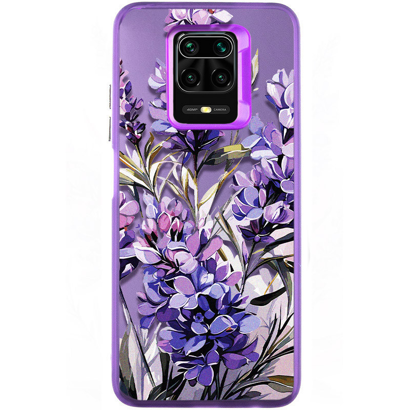 TPU+PC чехол TakiTaki Magic glow для Xiaomi Redmi Note 9s / Note 9 Pro / Note 9 Pro Max (Lavender / Purple)