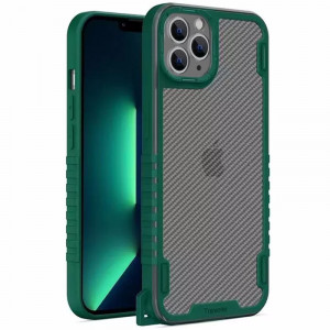 Чехол TPU+PC TRAVEL Carbon для Apple iPhone 12 Pro Max (6.7")