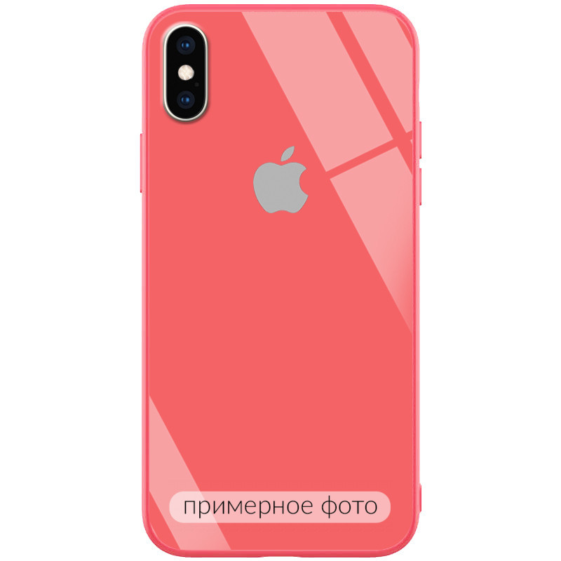 

TPU+Glass чехол GLOSSY для Xiaomi Redmi Note 8 (Красный / Red orchid) 870891