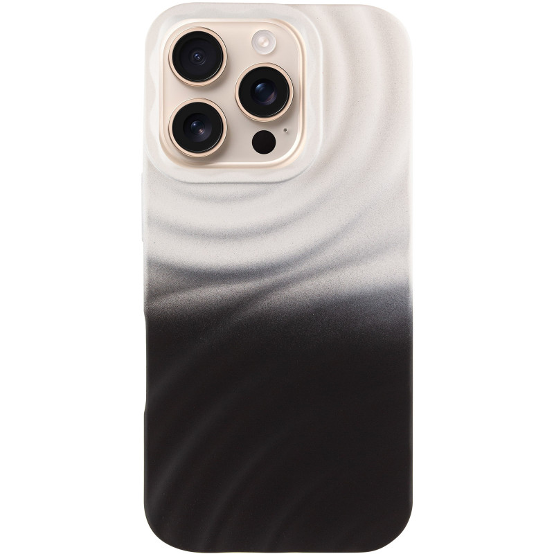 Фото Чохол TPU ColorWave на Apple iPhone 16 Pro Max (6.9") (White / Black) на vchehle.ua
