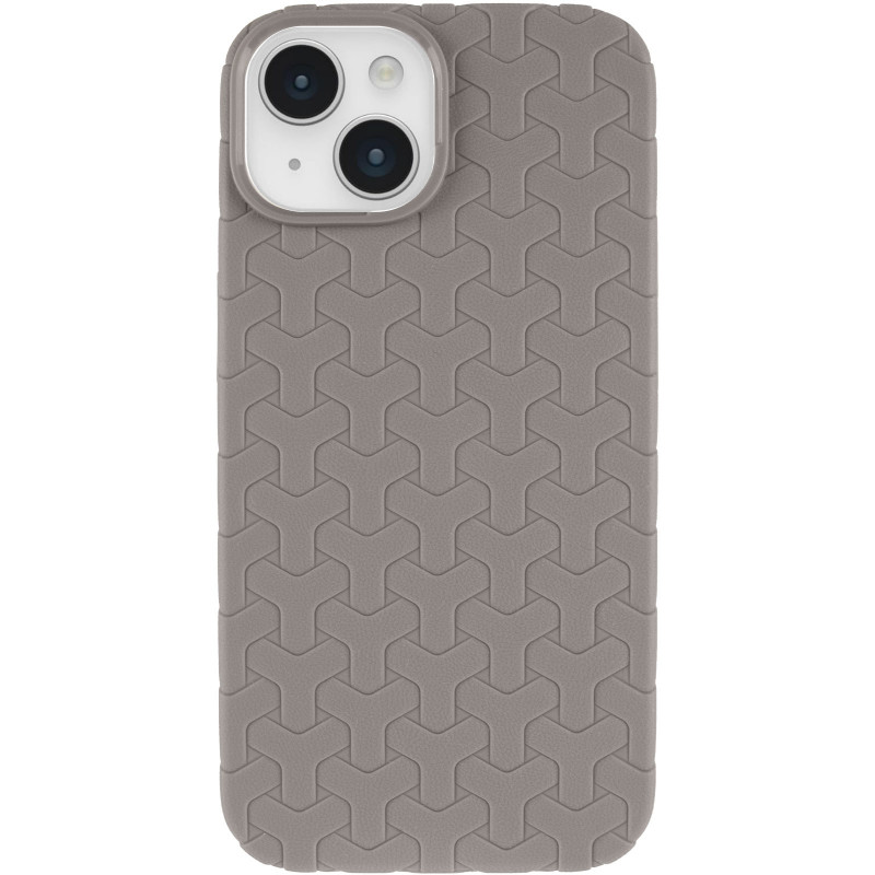Фото Чехол TPU Weaving для Apple iPhone 15 (6.1") (Grey) на vchehle.ua