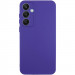 Чохол TPU GETMAN Liquid Silk Full Camera на Samsung Galaxy S24 FE (Фіолетовий / Ultra Violet)