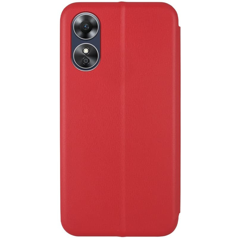 Фото Шкіряний чохол-книжка Classy на Oppo A17 / A17K (Червоний) в маназині vchehle.ua