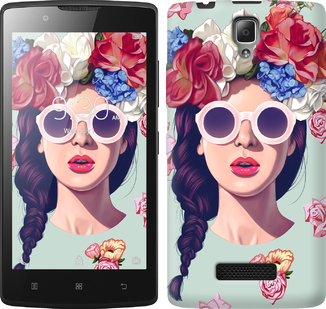 

Чохол Дівчина з квітами на Lenovo A2010 95650