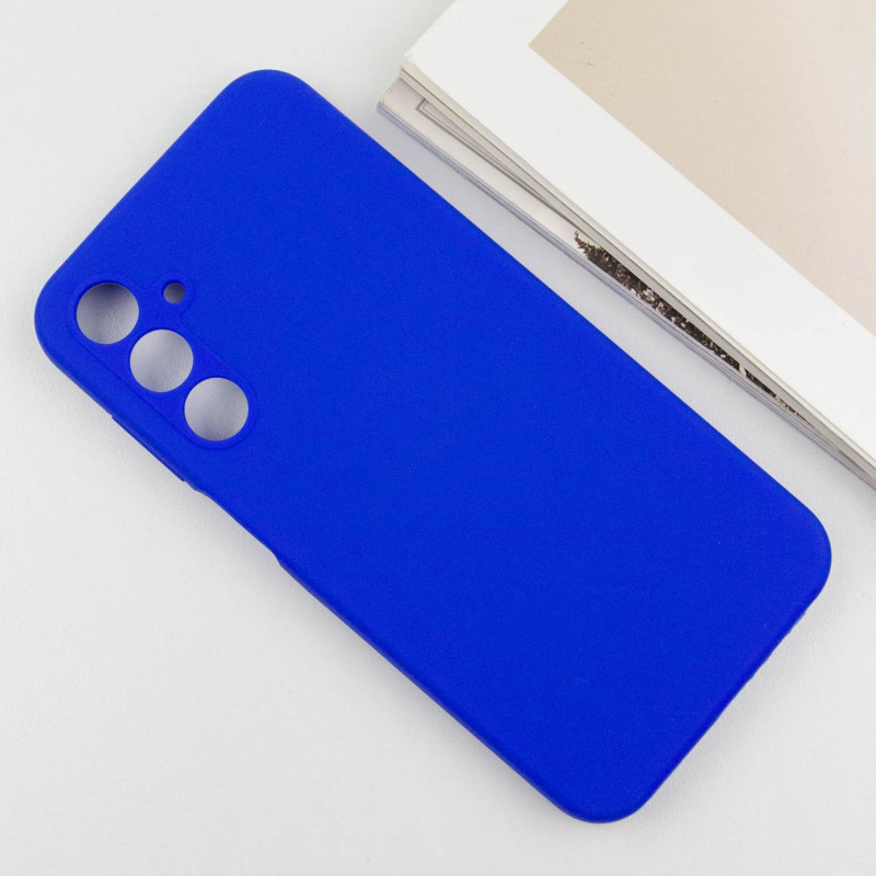 Фото Чохол Silicone Cover Lakshmi Full Camera (AA) на Samsung Galaxy A25 5G (Синій / Iris) в маназині vchehle.ua