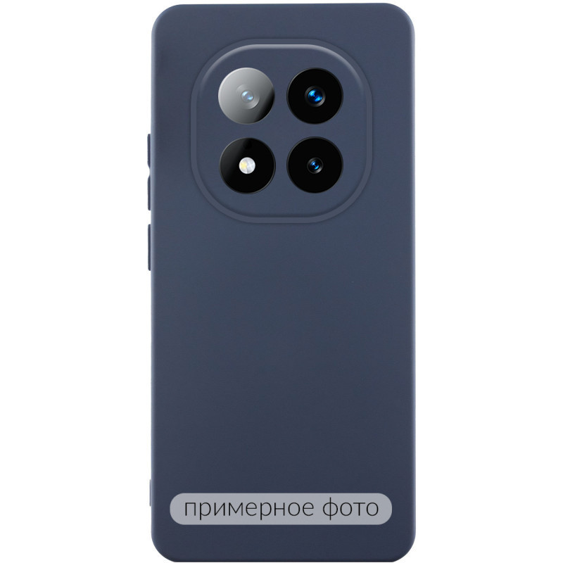 Чохол Silicone Cover Lakshmi Full Camera (AA) на Xiaomi Redmi A5 / Poco C71 (Темно-синій / Midnight blue)