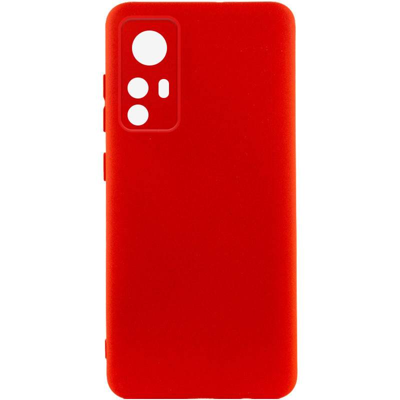 Чохол Silicone Cover Lakshmi Full Camera (A) на Xiaomi 12T / 12T Pro (Червоний / Red)