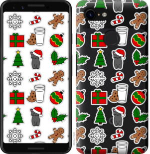 

Чохол Новорічний 16 на Google Pixel 3 819434