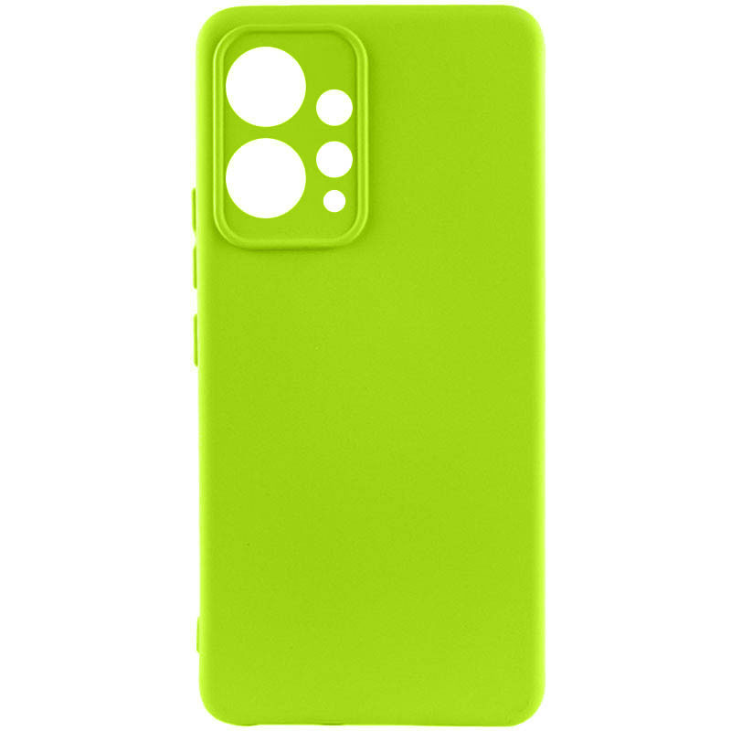 Чохол TPU GETMAN Liquid Silk Full Camera на Xiaomi Redmi Note 12 4G (Салатовий / Neon Green)