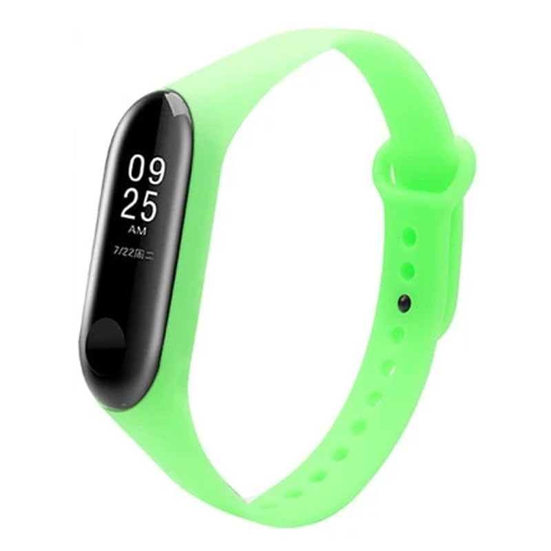 Силиконовый ремешок Neon для Xiaomi Mi Band 5 / 6 (Салатовый)