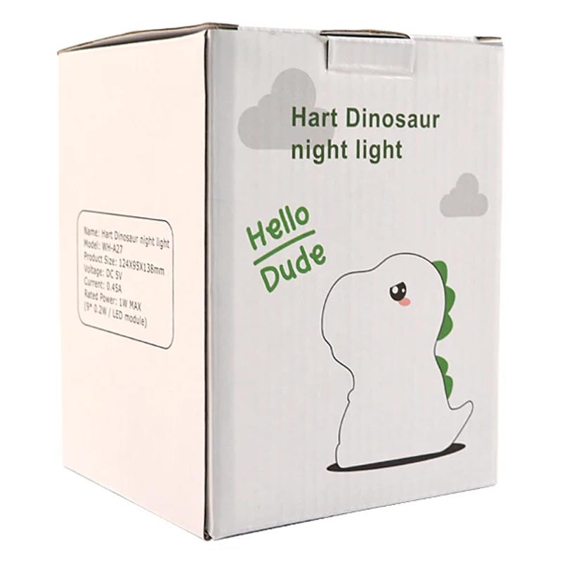 Нічник Dinosaur A27 with Remote control 1200 mAh (White) в магазині vchehle.ua