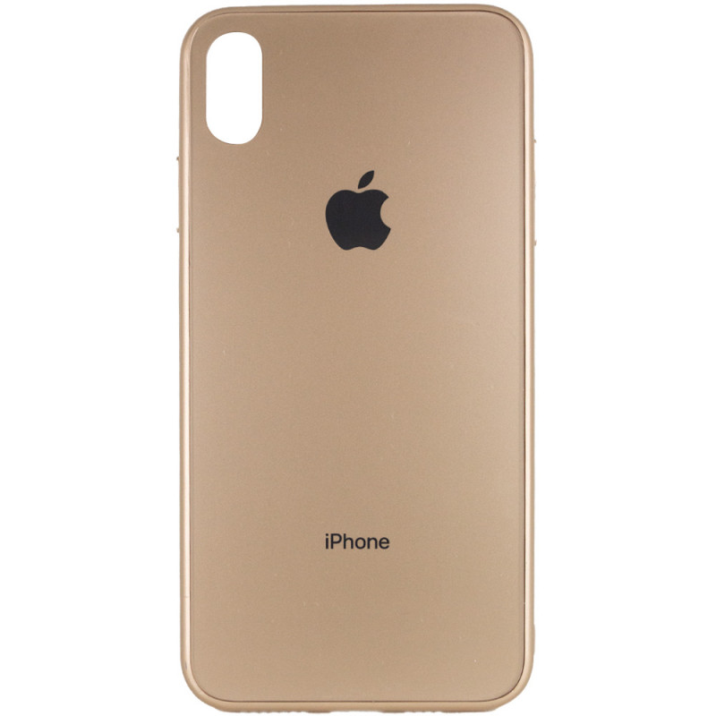 

TPU+Glass чохол GLOSSY Logo Full camera на Apple iPhone XS Max (6.5") (Золотий) 1102161