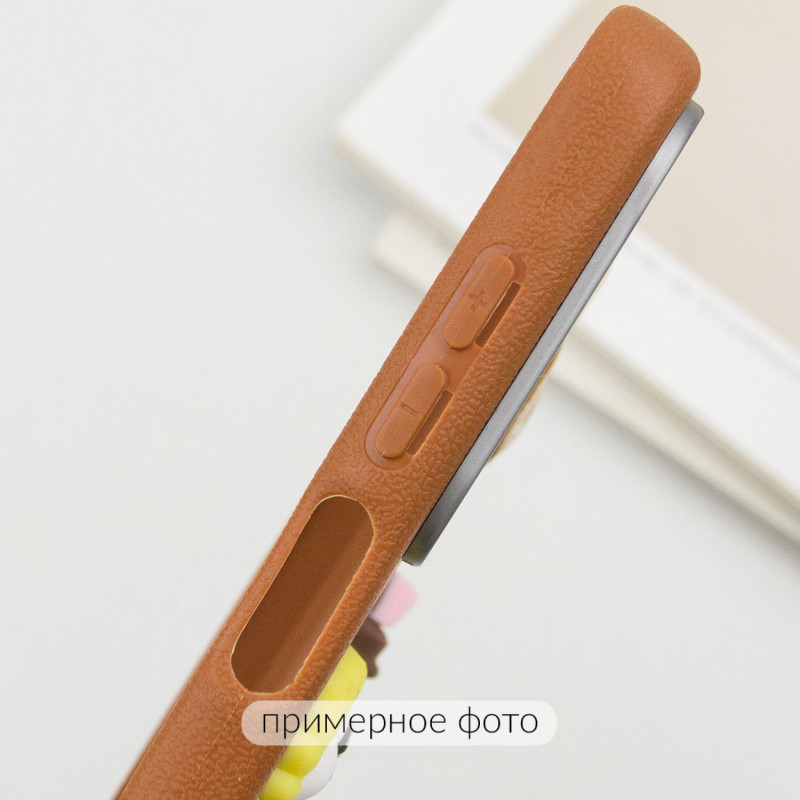 Купити Чохол TPU Leather Toys на Xiaomi Redmi 12C / Poco C55 (Labubu / Brown) на vchehle.ua