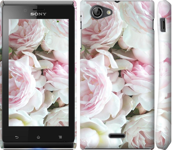 

Чехол Пионы v2 для Sony Xperia J ST26i 632332