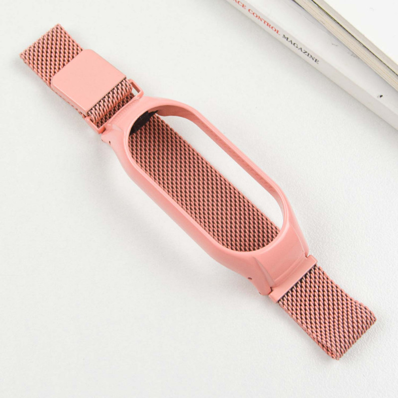Купити Ремінець Milanese Loop Design для Xiaomi Mi Band 7 (Peach) на vchehle.ua