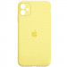 Чехол Silicone Case Square Full Camera Protective (AA) для Apple iPhone 11 (6.1") (Желтый / Yellow)