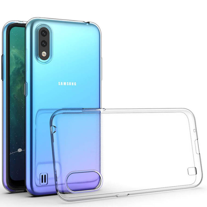 TPU чехол Epic Transparent 1,0mm для Samsung Galaxy A01