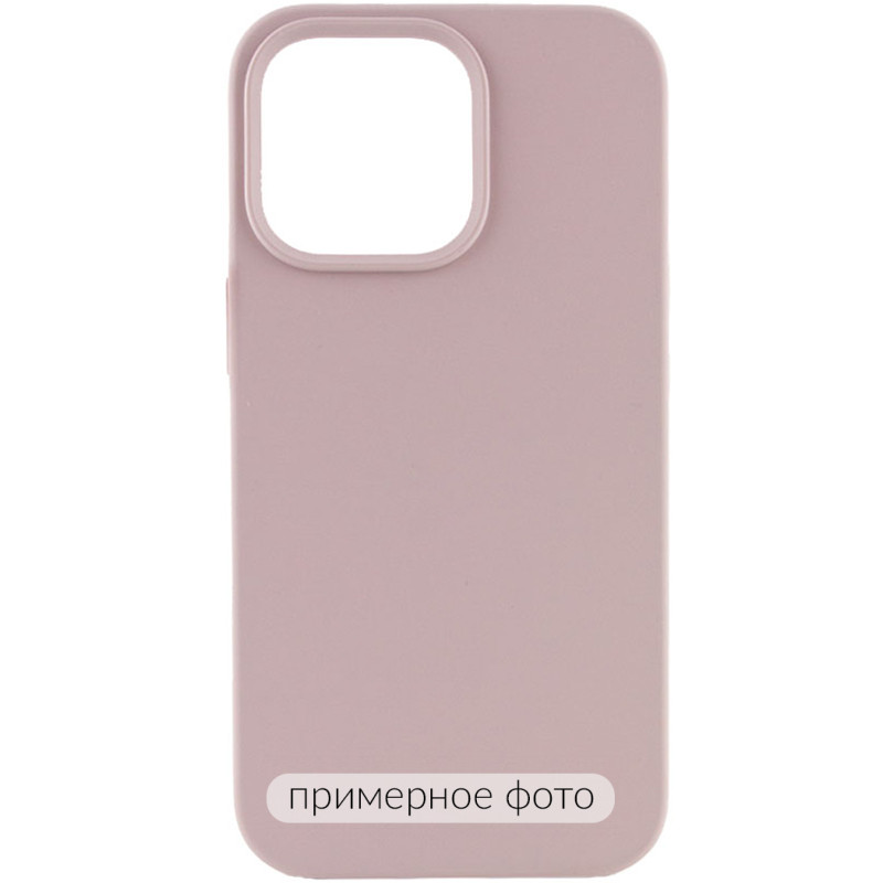 Чехол Silicone Case Full Protective (AA) NO LOGO для Apple iPhone 16 (6.1") (Серый / Lavender)