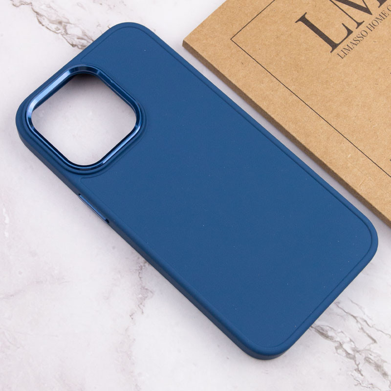 TPU чохол Bonbon Metal Style на Apple iPhone 14 Pro (6.1") (Синій / Cosmos blue) в магазині vchehle.ua