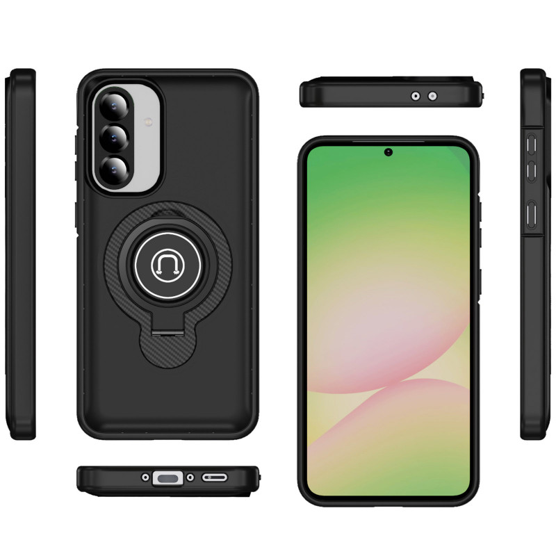 Фото TPU+Textured PC Magnet для Samsung Galaxy A56 5G (Black) в магазине vchehle.ua