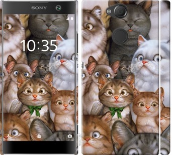 

Чехол коты для Sony Xperia XA2 H4113 757673